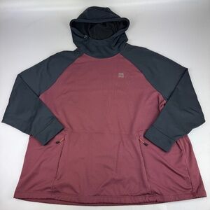 Alaskan Hardgear Womens Size 2X Crosslayer Thermal Fleece Hoodie Red 80279